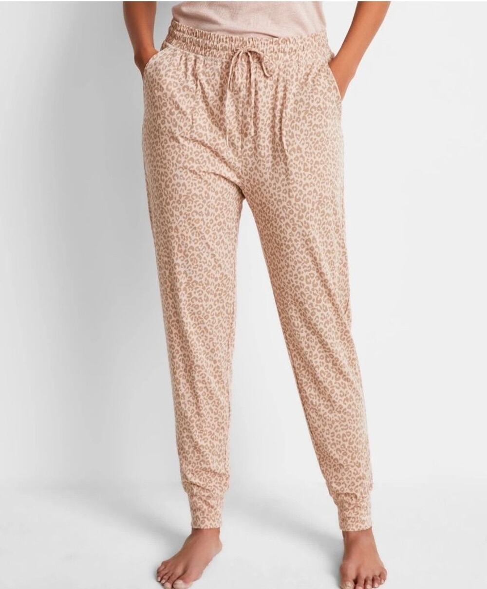 State of Day Plus Size Printed Pajamas Brown 2XL NWT